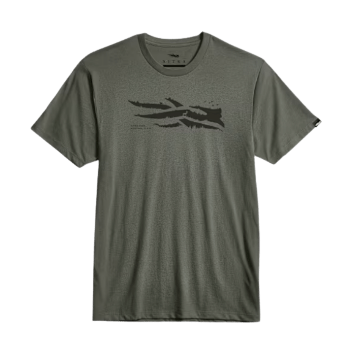 SITKA MEN'S WILD ICON TEE - CYPRESS GREEN