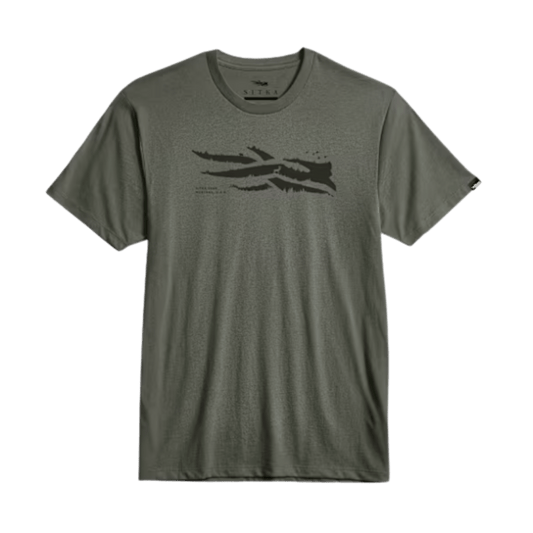 SITKA MEN'S WILD ICON TEE - CYPRESS GREEN