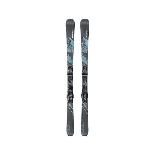 WILD BELLE 78 W/TP2 CPT 10 - WOMANS DOWN HILL SKI- BLACK/WATER