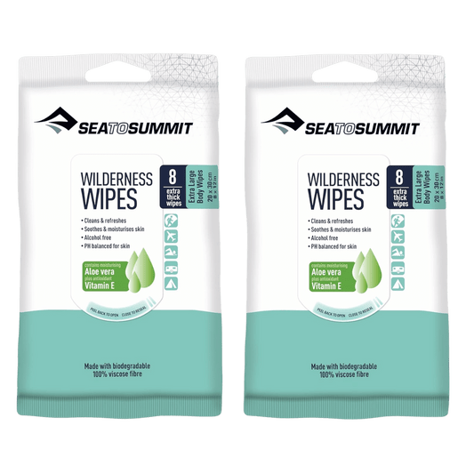 SEA TO SUMMIT WILDERNESS WIPES 8PK - XL