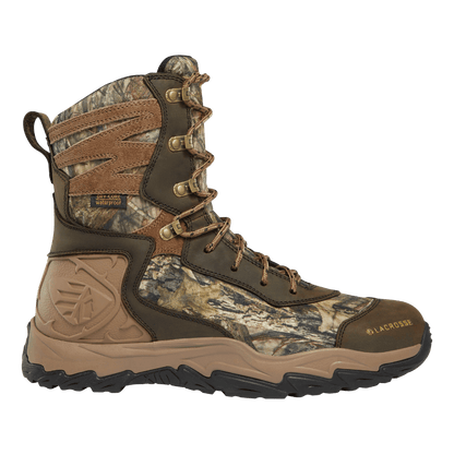 LACROSSE MEN'S WINDROSE 8" 1000G INSULATED MEDIUM BOOTS - REALTREE EDGE - LEFT ANGLE