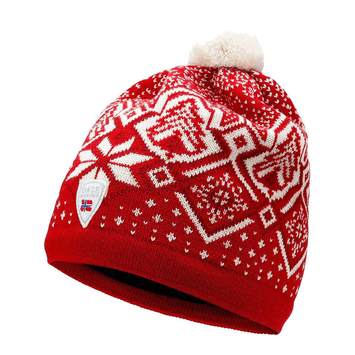 WINTERLAND WOOL HAT - RASPBERRY OFFWHITE REDROSE