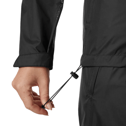 HELLY HANSEN WOMEN'S LOKE JACKET 2.0 - BLACK DRAWSTRING