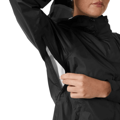 HELLY HANSEN WOMEN'S LOKE JACKET 2.0 - BLACK ARM PIT