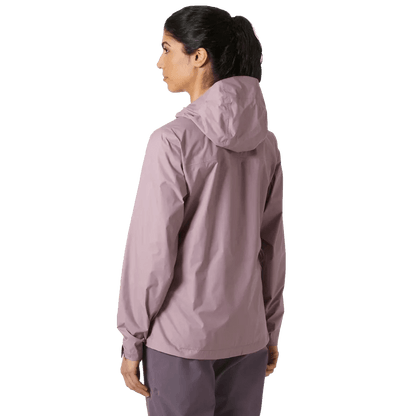 HELLY HANSEN WOMEN'S LOKE JACKET 2.0 - PURPLE CLAY BACK