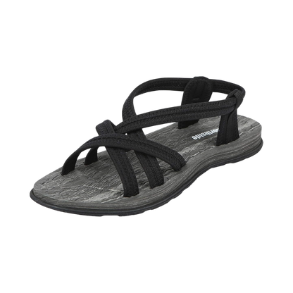 WOMENMORISTRAPPYSANDAL-BLACK-FRONT