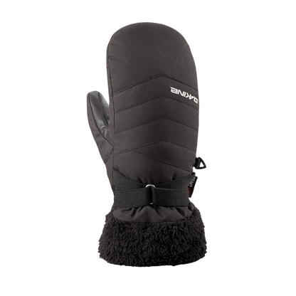 DAKINE WOMEN'S ALERO WATERPROOF MITTENS - BLACK - FRONT VIEW