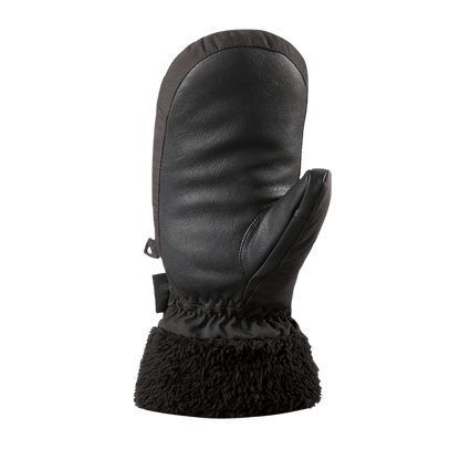 DAKINE WOMEN'S ALERO WATERPROOF MITTENS - BLACK- BACK VIEW
