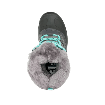 WOMENS ICELAND F -40°C WINTER BOOTS - CHARCOAL - TOP VIEW