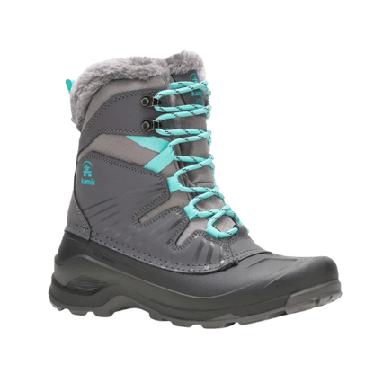 WOMENS ICELAND F -40°C WINTER BOOTS - CHARCOAL - LEFT SIDE ANGLE