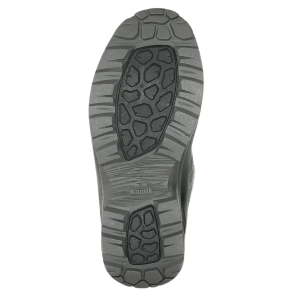 KAMIK WOMEN'S ICELAND F -40°C WINTER BOOTS - CHARCOAL - BOTTOM VIEW