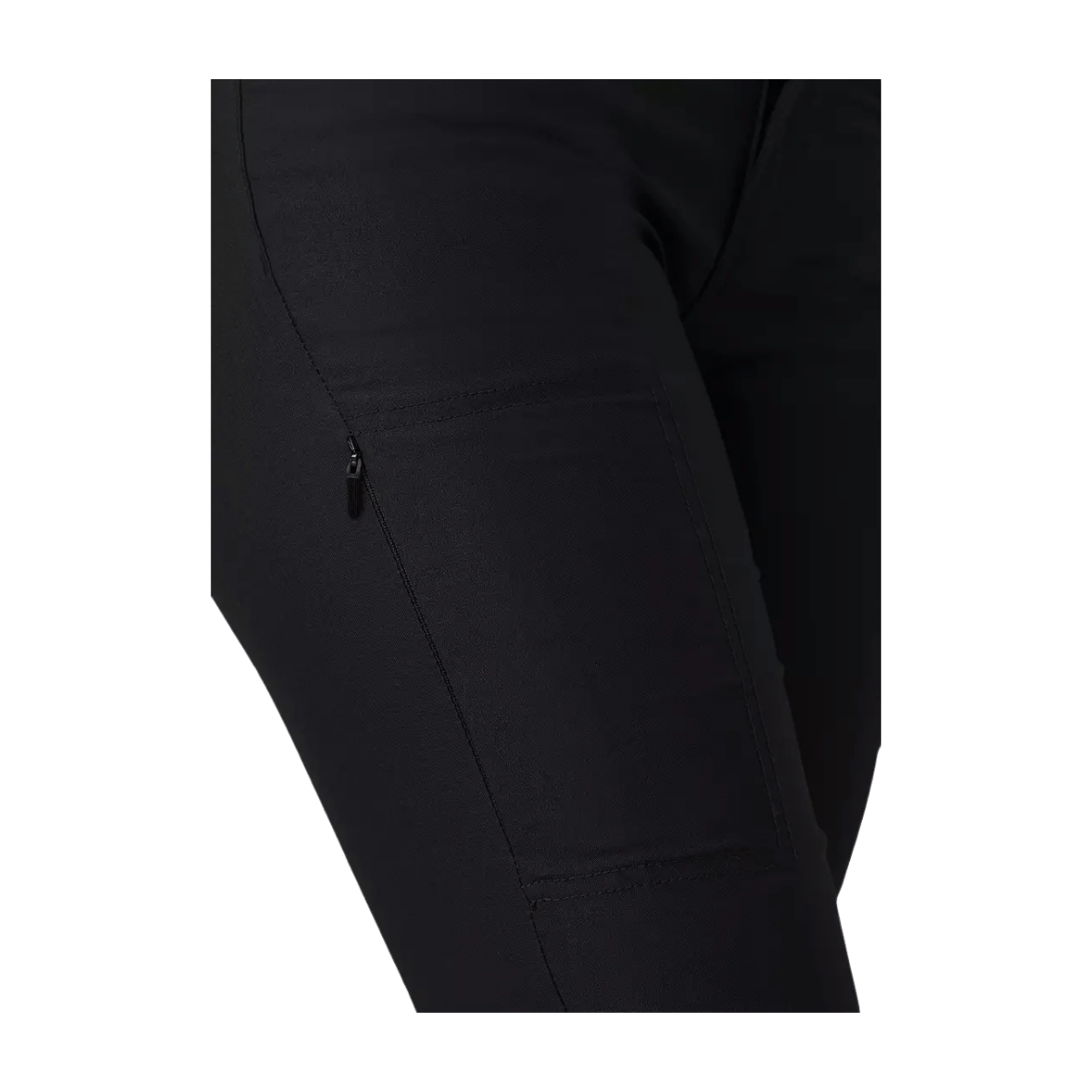 PRANA WOMEN'S HALLE PANT II - BLACK - CLOSER SIDE VIEW