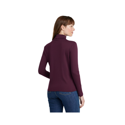 WOMEN_S_PIMA_COTTON_TURTLENECK_TOP_SOFT___BREATHABLE_BACK