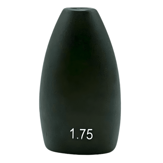 WOO! TUNGSTEN NEVER CHIP TUNGSTEN FLIPPING WEIGHTS 1.75OZ - MATTE BLACK