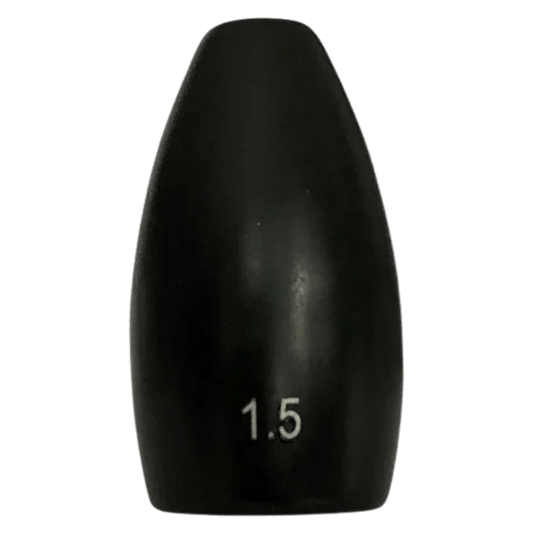 WOO! TUNGSTEN PAINTED FLIPPING WEIGHTS 1.5OZ - BLACK