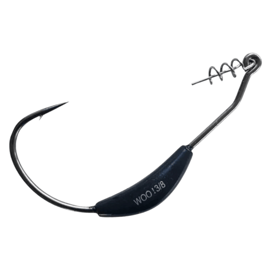 WOO! TUNGSTEN NEVER CHIP SWIMBAIT HOOKS 3/8OZ - BLACK