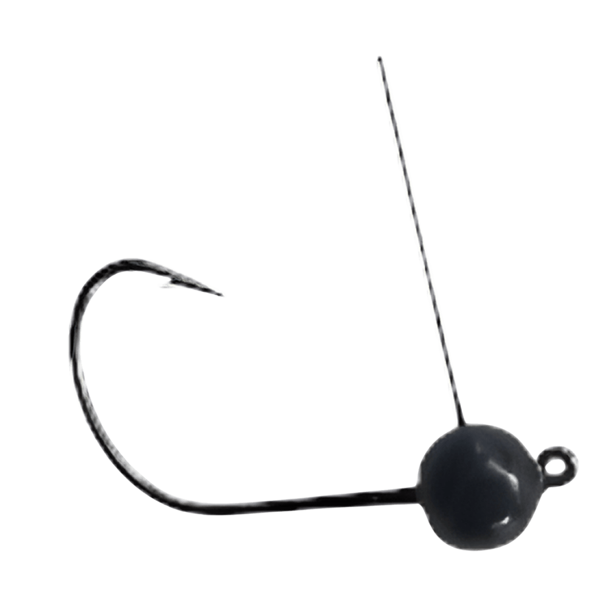 WOO! TUNGSTEN WACKY HEAD WEEDLESS JIG 1/8OZ - BLACK