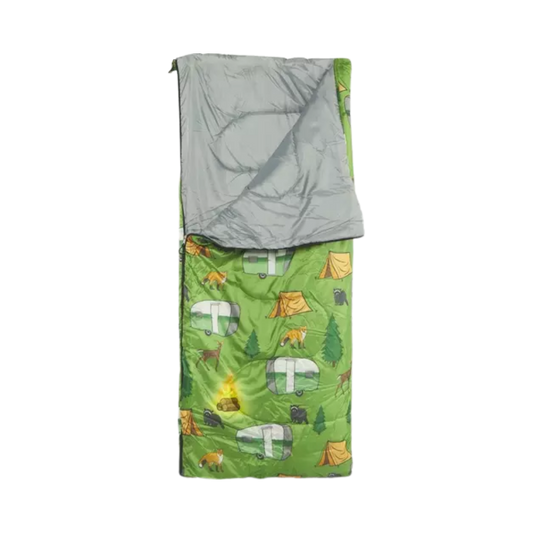 WORLD FAMOUS YOUTH CAMP SLEEPING BAG GREEN