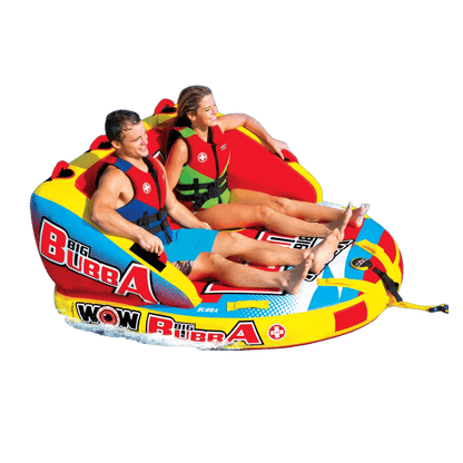 WOW WATER SPORTS BIG BUBBA HI-VIS 2PERSON TOW TUBE