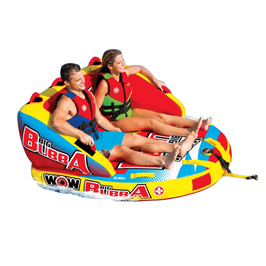 WOW WATER SPORTS BIG BUBBA HI-VIS 2PERSON TOW TUBE