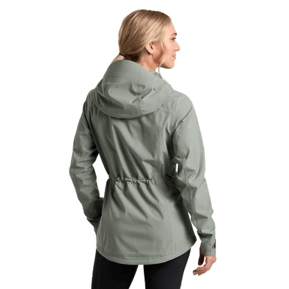KUHL WOMEN'S STRETCH VOYAGR RAIN JACKET - SOFT PINE BACK