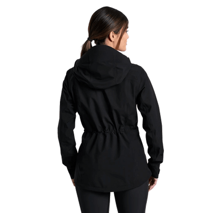 KUHL WOMEN'S STRETCH VOYAGR RAIN JACKET - BLACKOUT BACK