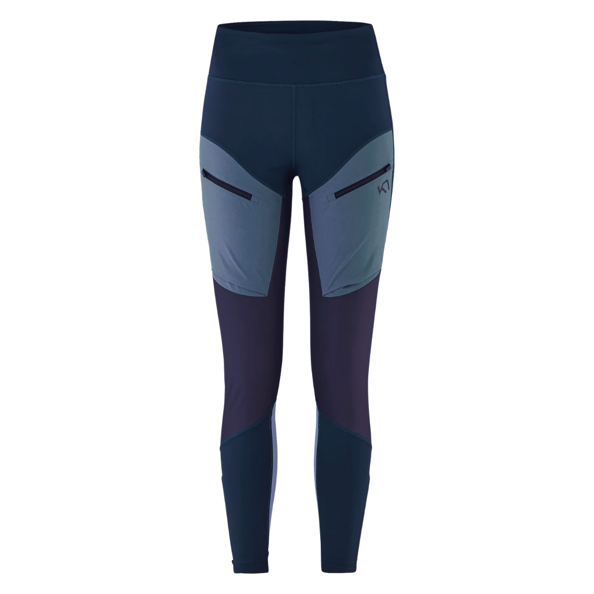 KARI TRAA WOMEN'S ANE HIKING TIGHTS W/ UPF 40+ - ROYAL_FRONT ANGLE