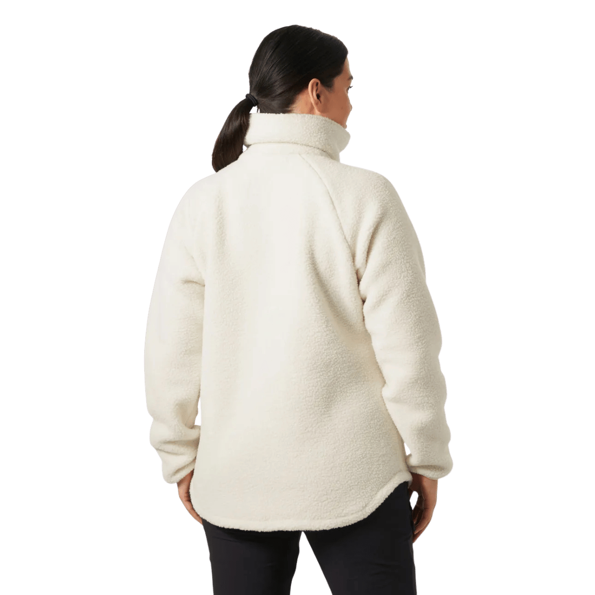 HELLY HANSEN BLISS PILE WOMENS - CREAM_BACK ANGLE MODEL