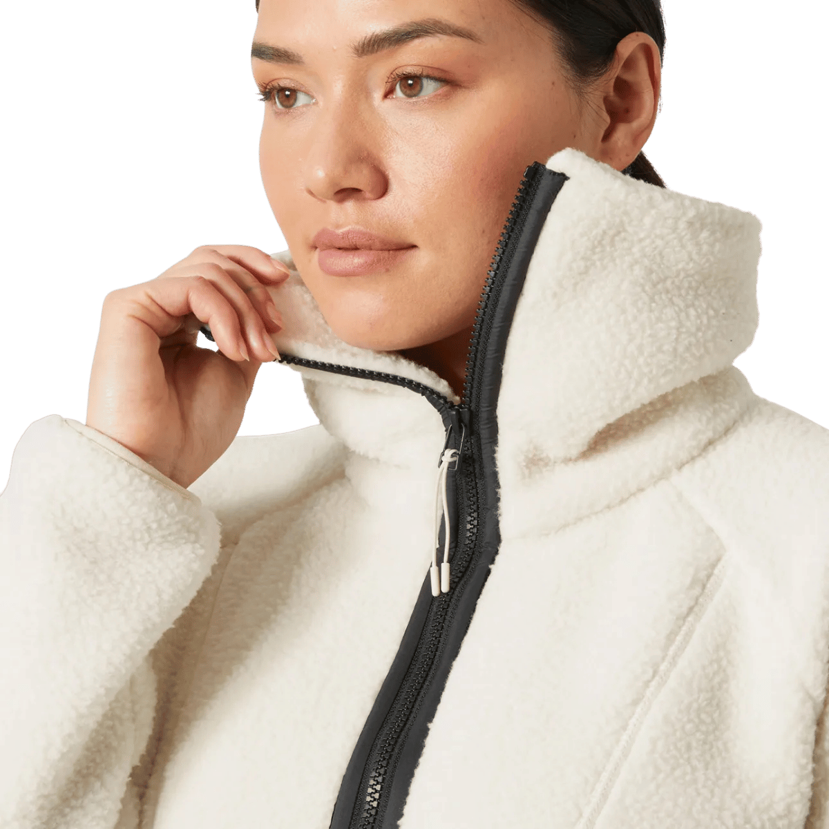 HELLY HANSEN BLISS PILE WOMENS - CREAM_HEAD ANGLE