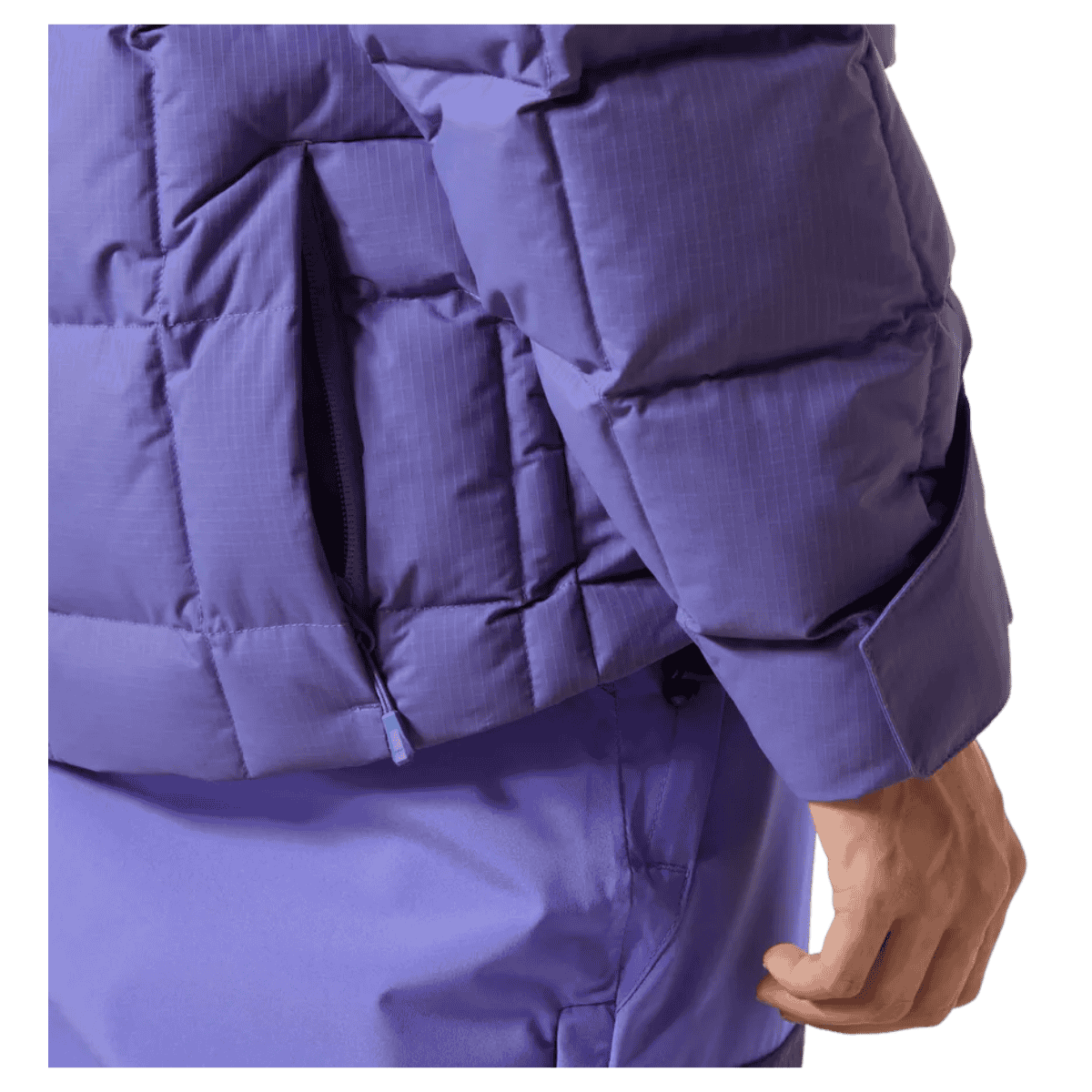 HELLY HANSEN WOMEN'S EMIKO RIDABLE PUFFY JACKET - ULTRA VIOLET_BACK POCKET
