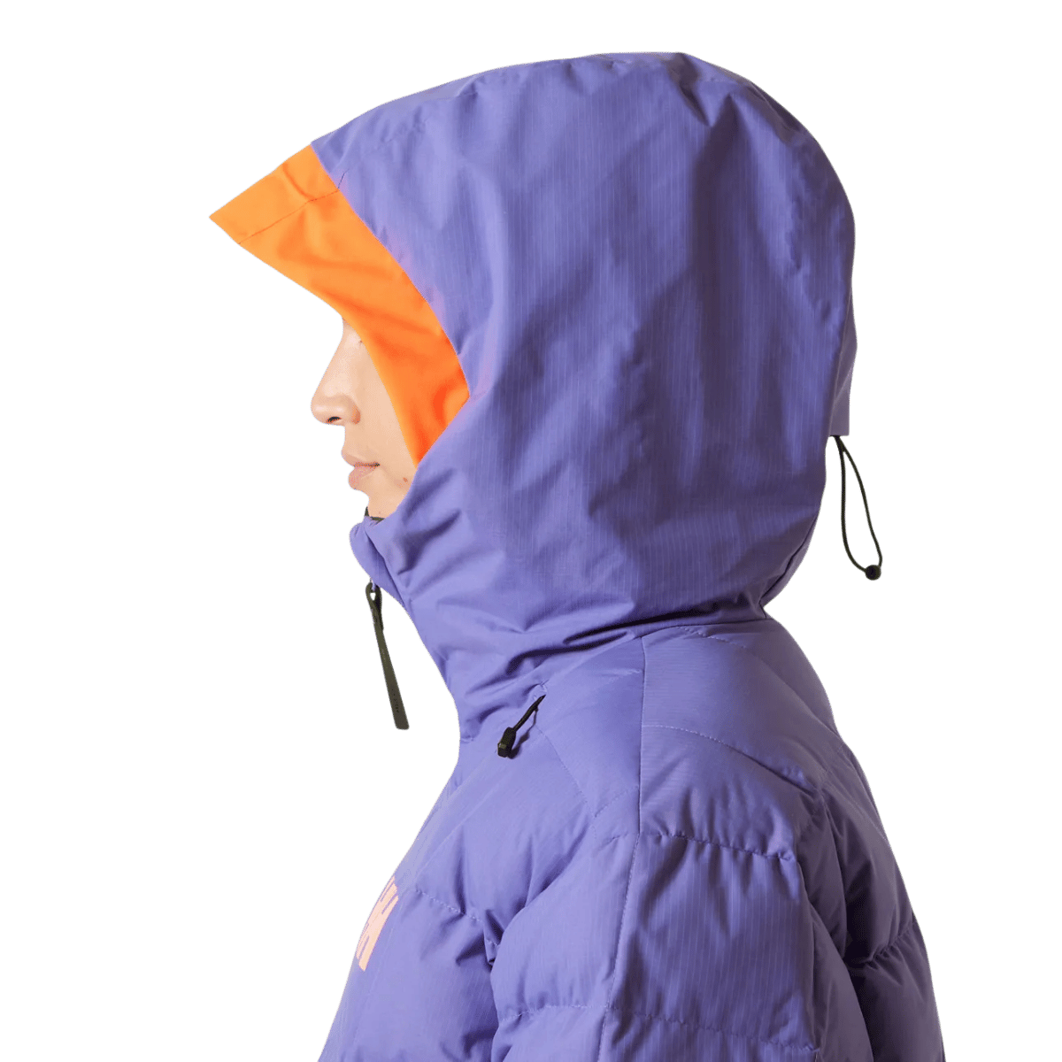 HELLY HANSEN EMIKO RIDABLE PUFFY JACKET WOMENS - ULTRA VIOLET_HEAD ANGLE