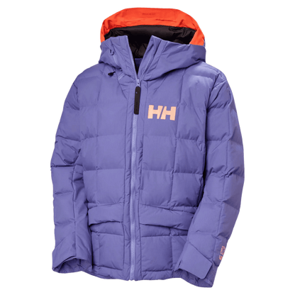 HELLY HANSEN WOMEN'S EMIKO RIDABLE PUFFY JACKET - ULTRA VIOLET_FRONT ANGLE
