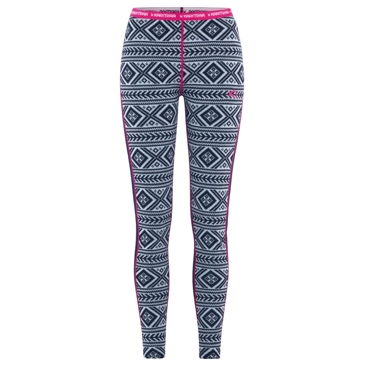 KARI TRAA WOMEN'S FLOKE WOOL PANT - ROYAL_FRONT ANGLE MODEL_2