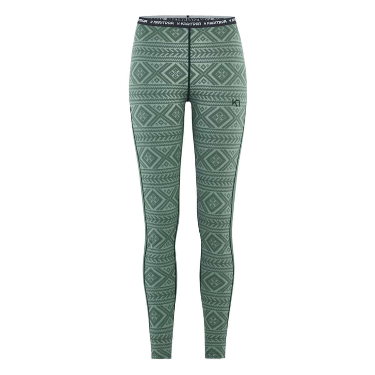 KARI TRAA FLOKE WOOL PANTS WOMENS - MURK GREEN