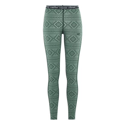 KARI TRAA FLOKE WOOL PANTS WOMENS - MURK GREEN