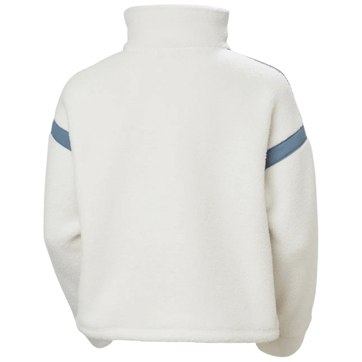 HELLY HANSEN IMPERIAL PILE ZIP PULLOVER WOMENS - SNOW_BACK ANGLE