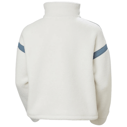 HELLY HANSEN IMPERIAL PILE ZIP PULLOVER WOMENS - SNOW_BACK ANGLE