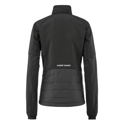 KARI TRAA RAGNA OUTDOOR TRAINING JACKET WOMENS - BLACK_BACK ANGLE