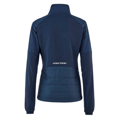 KARI TRAA RAGNA OUTDOOR TRAINING JACKET WOMENS - ROYAL_BACK ANGLE