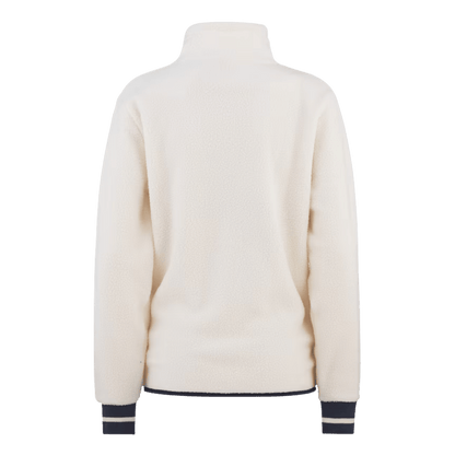 KARI TRAA ROTHE MIDLAYER FLEECE JACKET WOMENS - NATURAL WHITE_BACK ANGLE