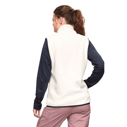 KARI TRAA ROTHE VEST WOMENS - NATURAL WHITE_BACK ANGLE