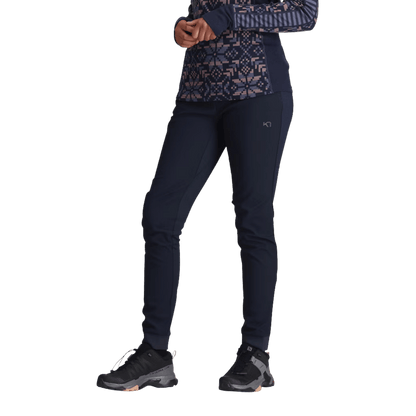 KARI TRAA WOMEN'S TIRILL THERMAL PANTS - ROYAL - SIDE VIEW