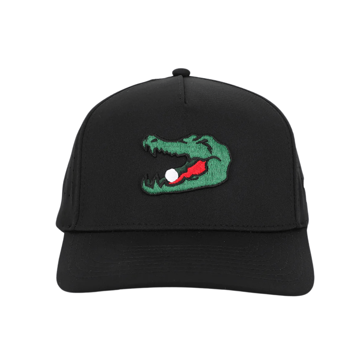 WAGGLE GOLF CHUBBS HAT - BLACK - FRONT VIEW