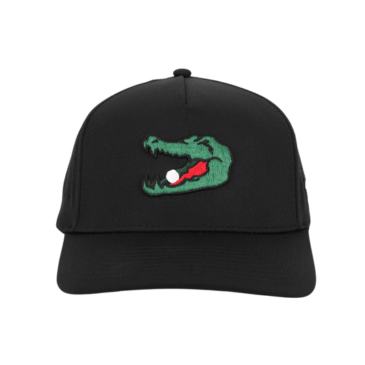WAGGLE GOLF CHUBBS HAT - BLACK - FRONT VIEW