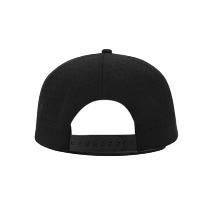 WAGGLE GOLF CHUBBS HAT - BLACK - BACK VIEW