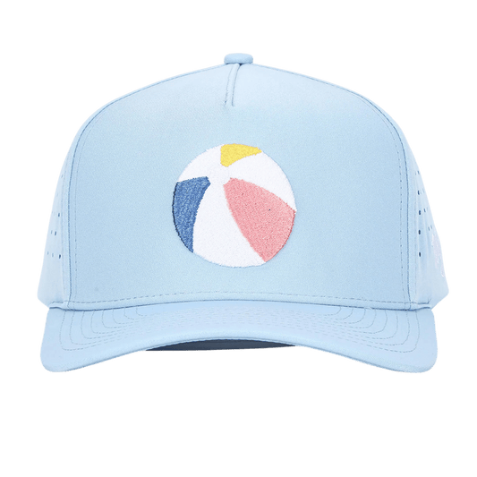 WAGGLE GOLF BEACHED IT HAT LIGHT BLUE FRONT VIEW