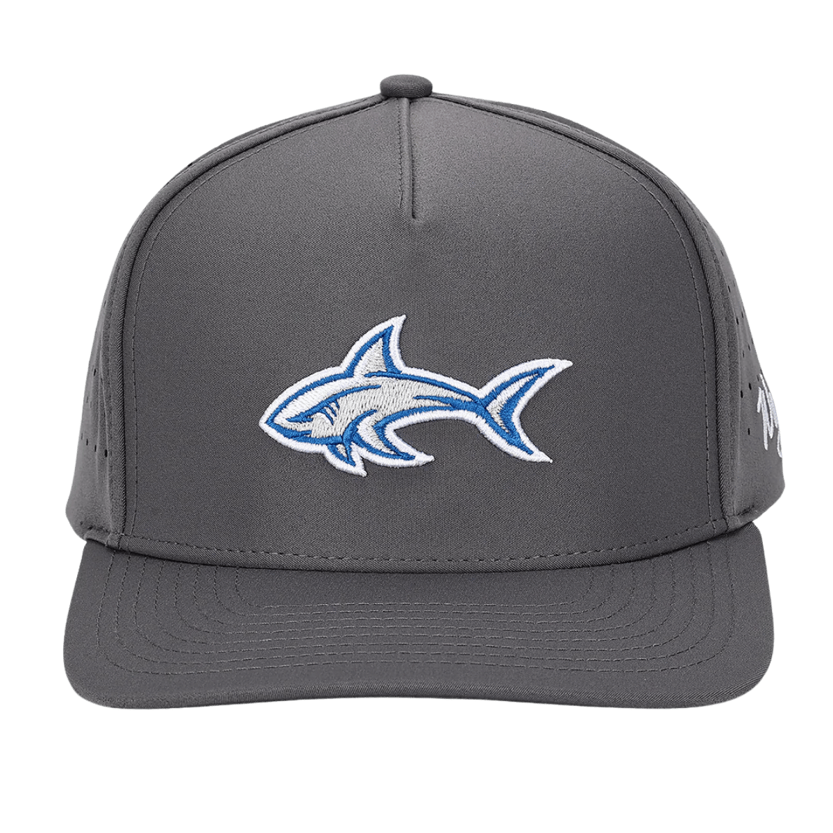 WAGGLE GOLF BITE HAT GRAY ONE SIZE FRONT VIEW