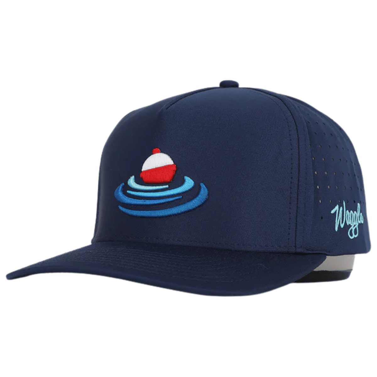 WAGGLE GOLF BOBBY HAT NAVY FRONT RIGHT VIEW