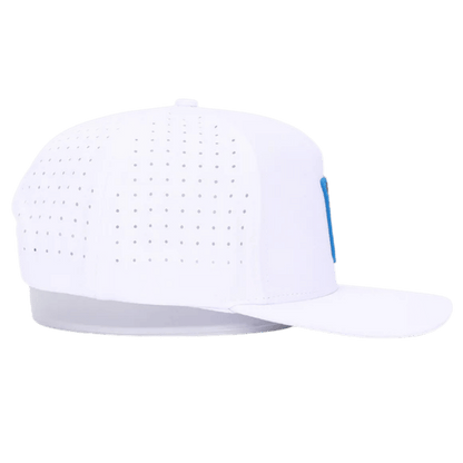 WAGGLE GOLF BREAKFAST OF GOLFERS HAT WHITE RIGHT VIEW