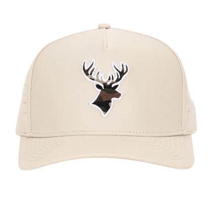 WAGGLE GOLF BUCK UP HAT TAN ONLY SIZE FRONT VIEW